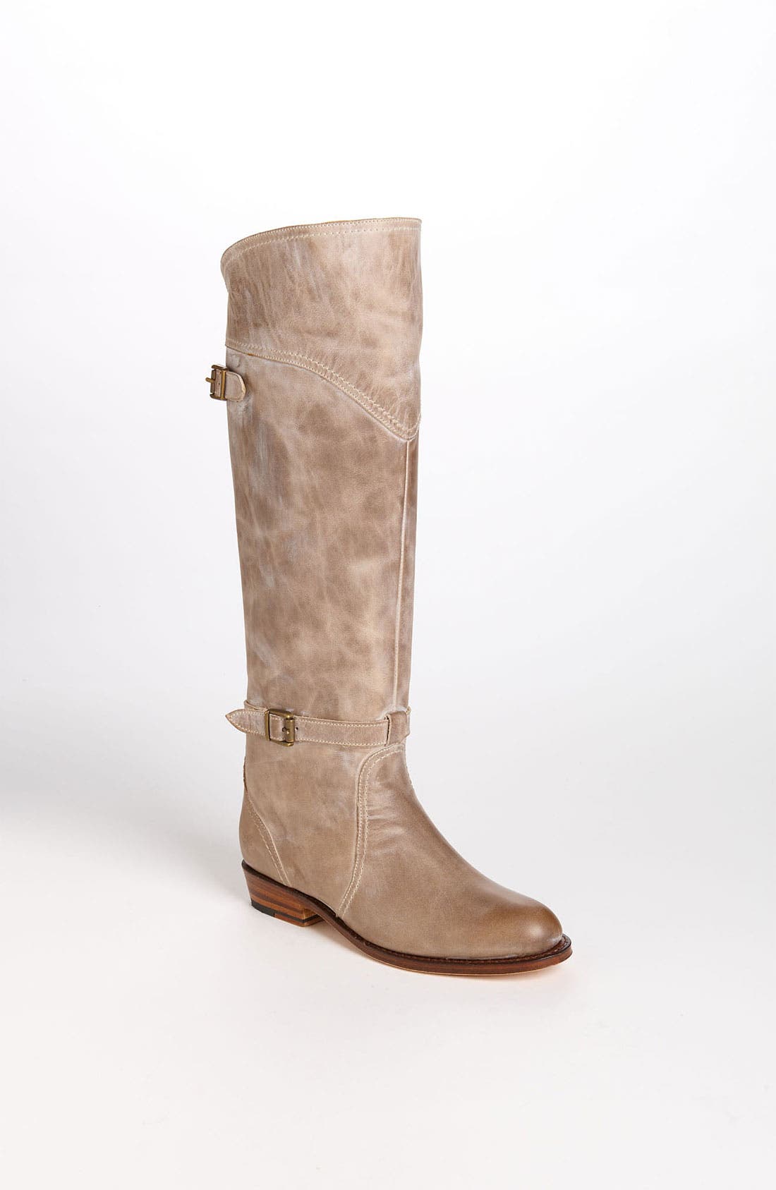 'Dorado' Leather Riding Boot, Main, color, TAUPE