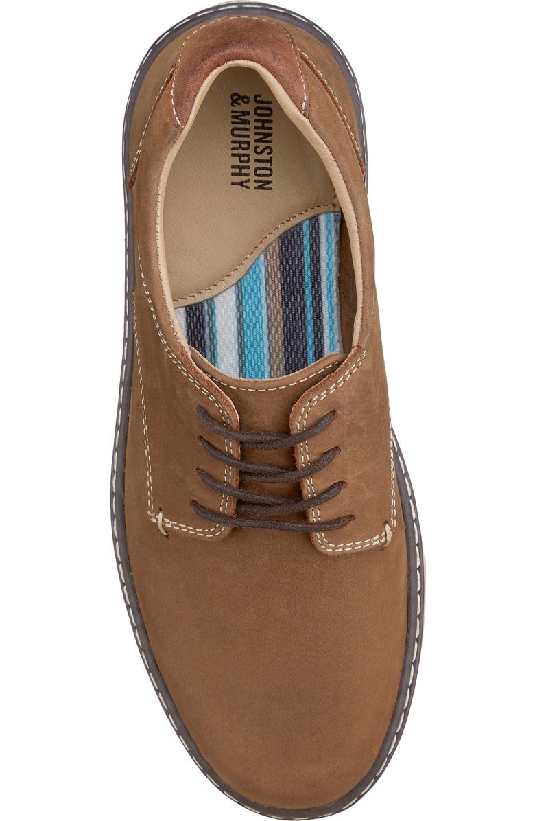 Johnston & Murphy Kids' McGuffey Plain Toe Derby, Alternate, color, Brown Oiled Nubuck