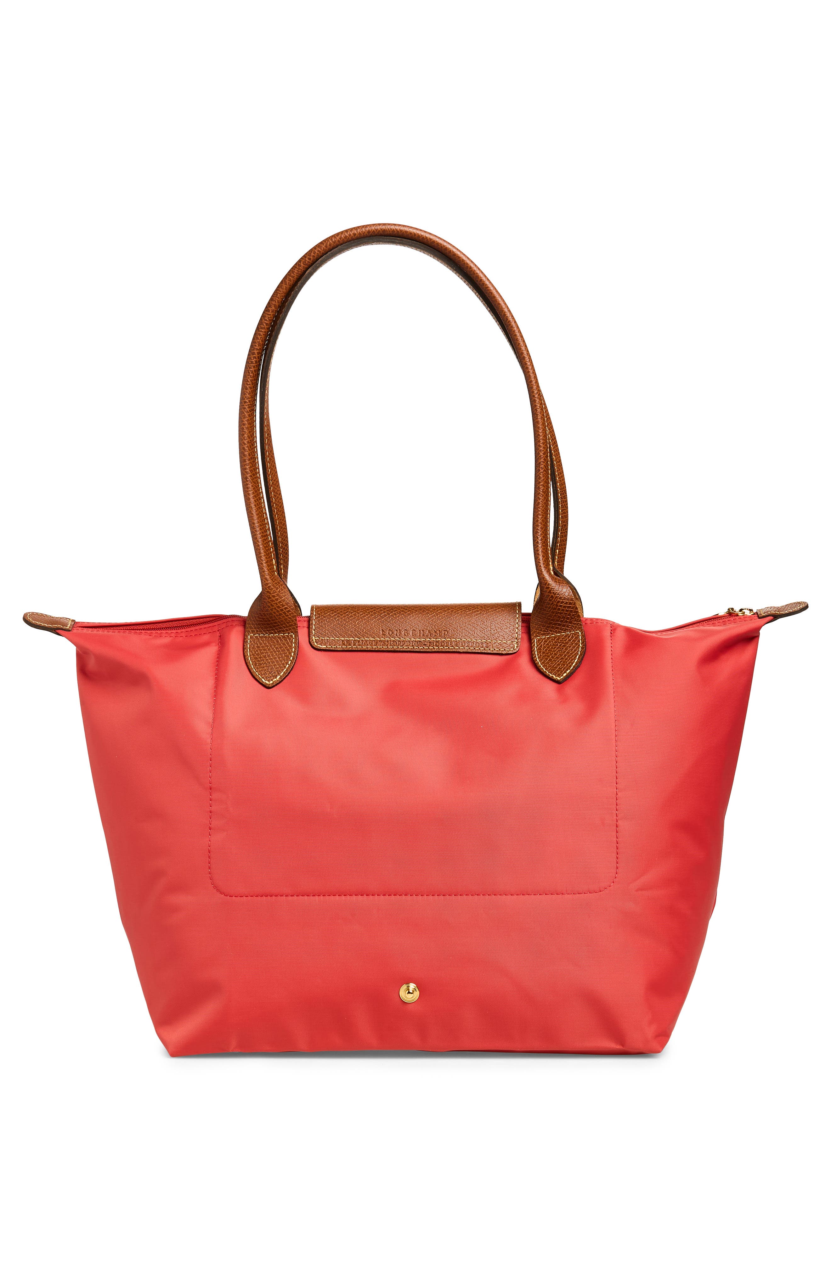Large Le Pliage Tote, Alternate, color, STRAWBERRY