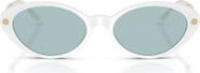 Versace 54mm Oval Sunglasses