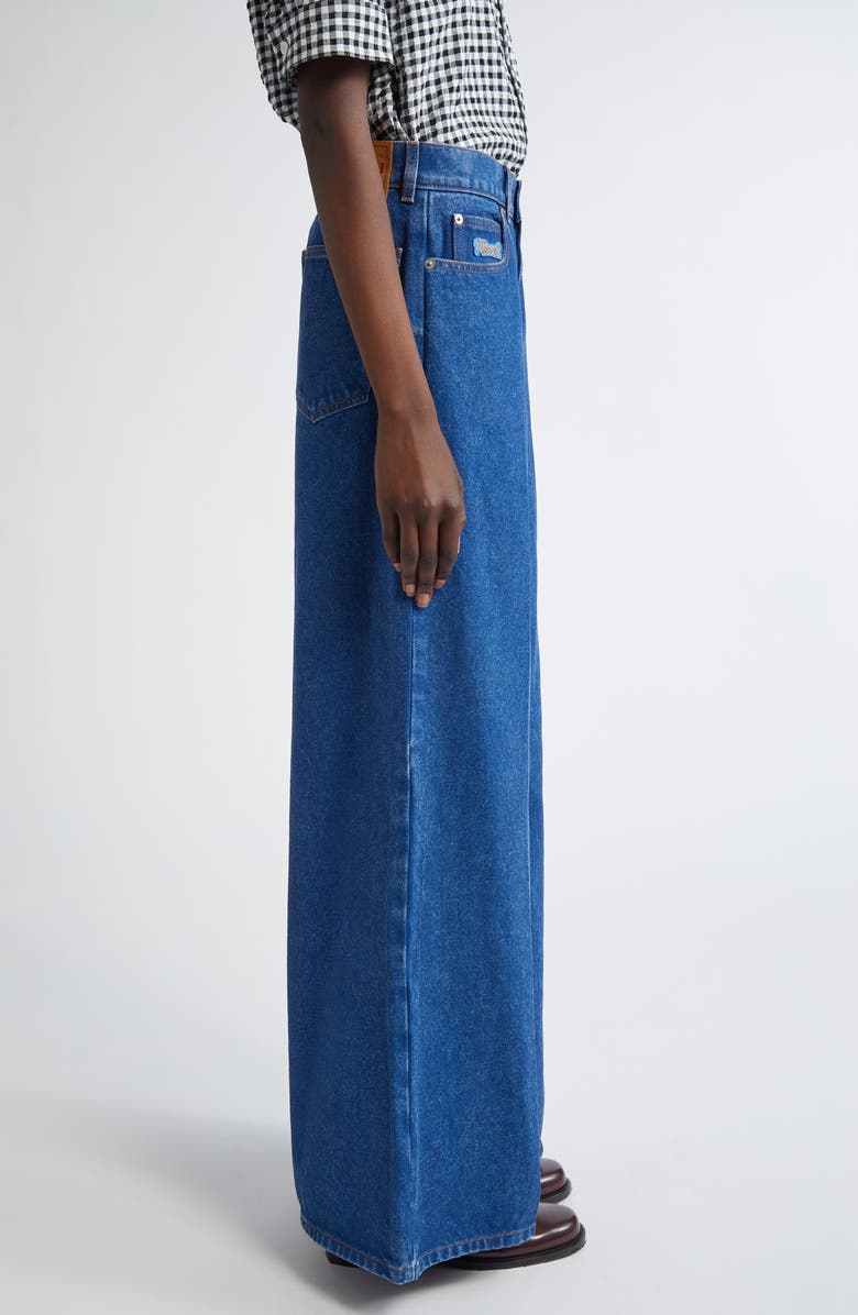 Marni Wide Leg Jeans, Alternate, color, Ocean