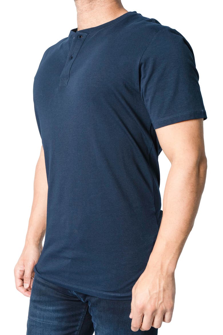 Core Short Sleeve Henley, Alternate, color, BLUE