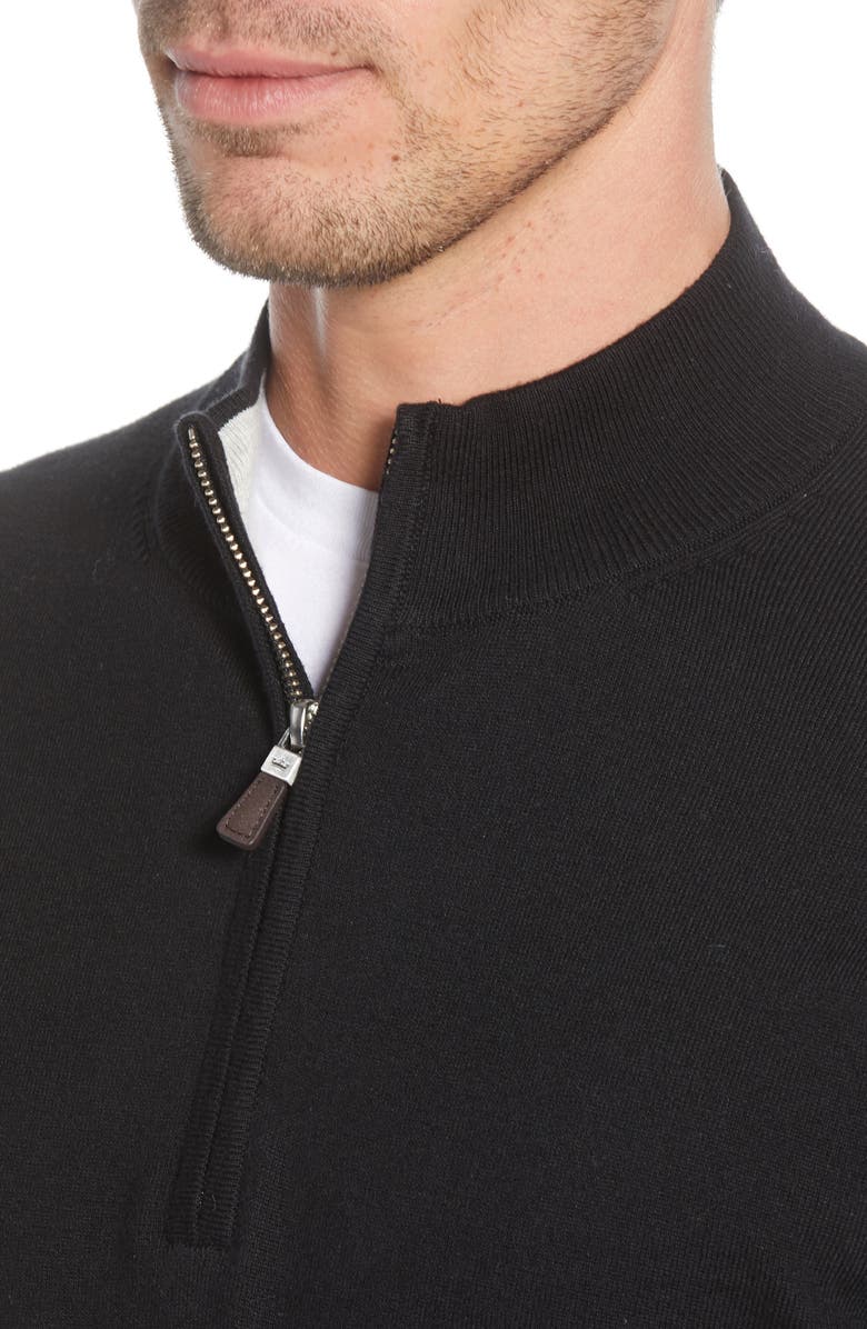 Peter Millar Crown Quarter Zip Pullover Sweater, Alternate, color, 