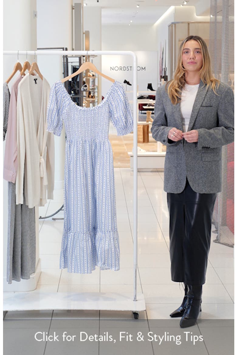 The Louisa Ditsy Floral Midi Nap Dress video