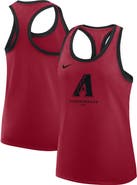 Nike Women's Nike Red Arizona Diamondbacks Tri-Blend Dri-FIT Racerback Tank Top