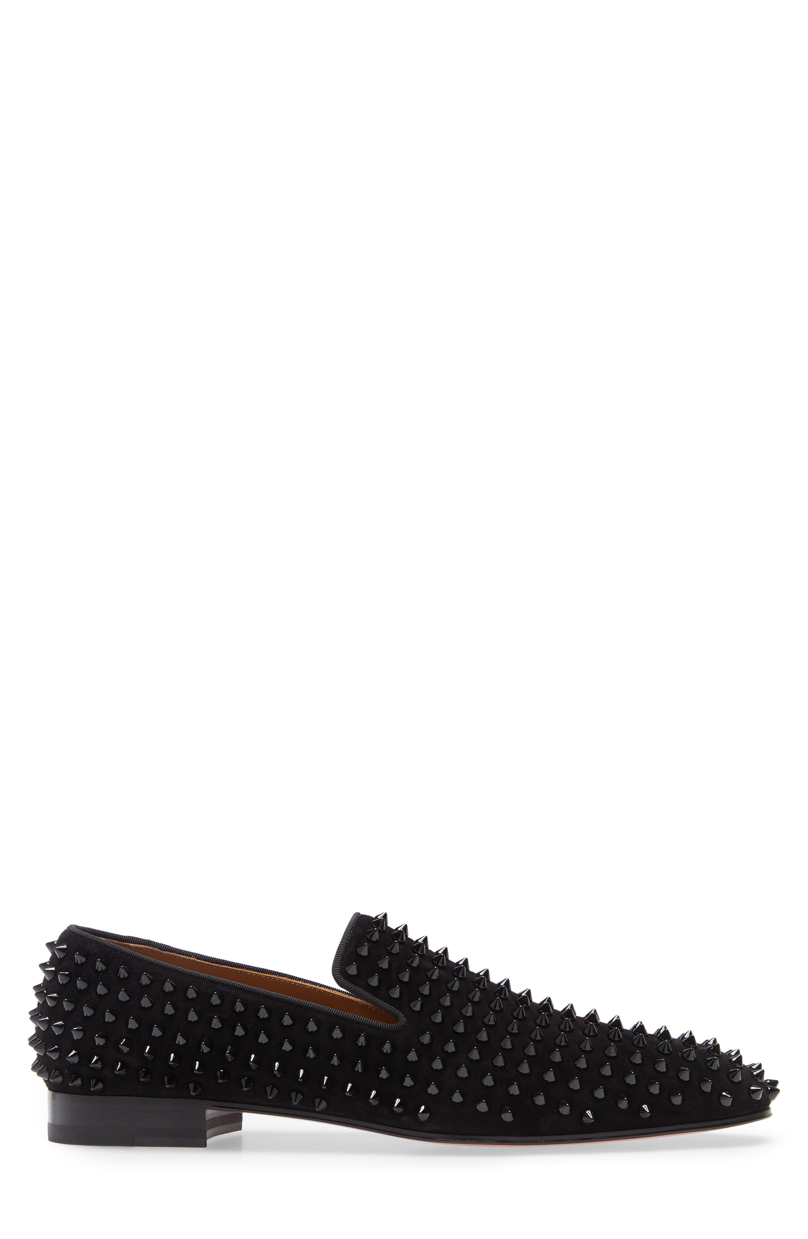 Christian Louboutin Dandelion Spikes Venetian Loafer, Alternate, color, 
