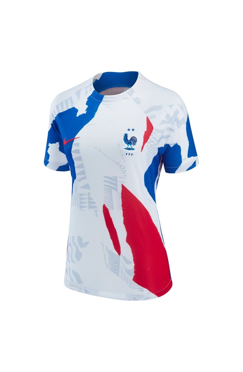 Nike Women's Nike White France National Team 2022 Pre-Match Top, Alternate, color, White