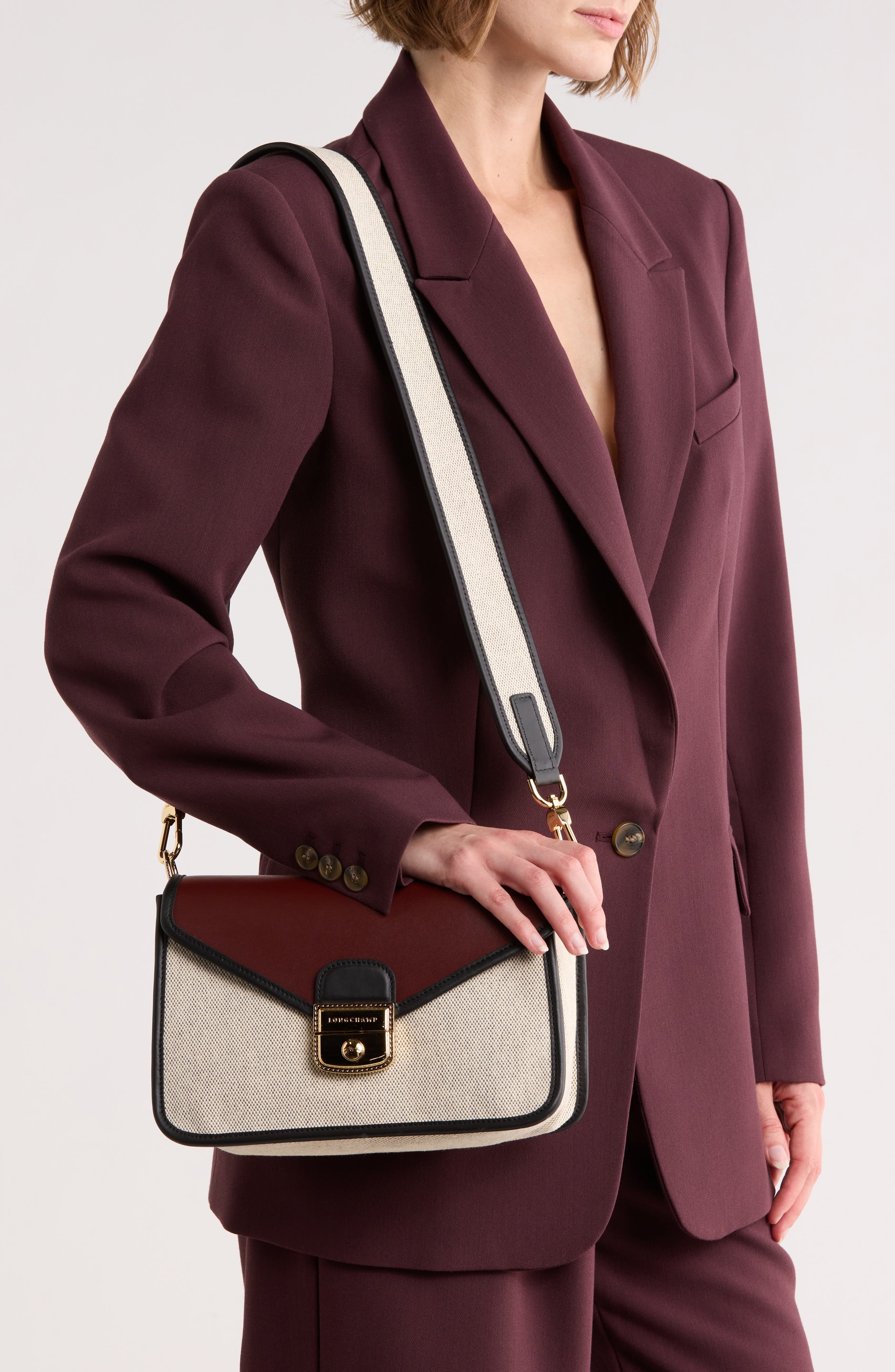 Longchamp Mademoiselle Crossbody Bag, Alternate, color, 