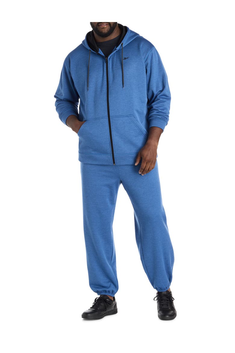 Big & Tall Performance Fleece Joggers, Alternate, color, TWILIGHT BLUE HTHR