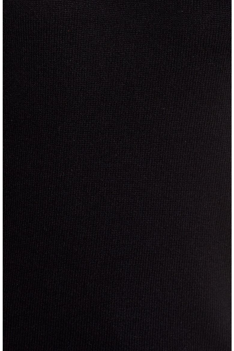 COLD SHOULDER SWEATER, Alternate, color, BLACK