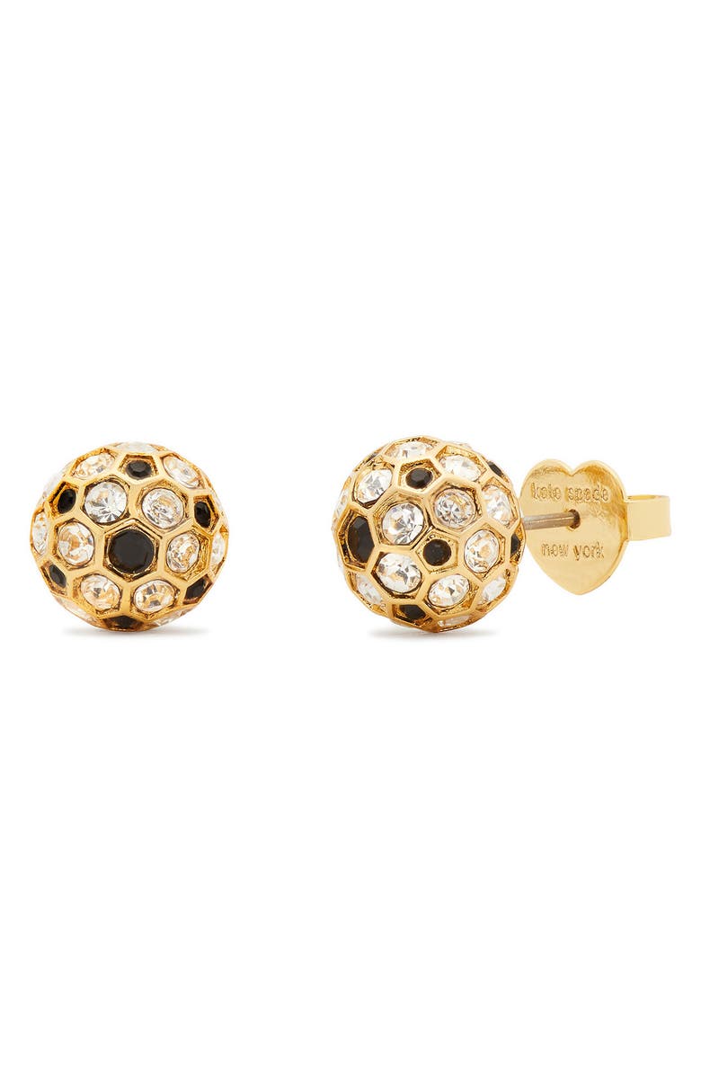 Kate Spade New York on the ball stud earrings, Main, color, 
