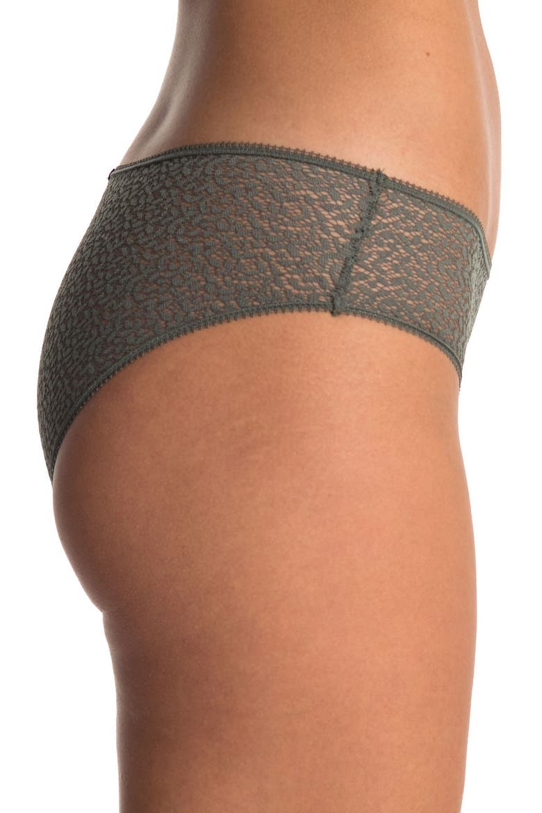 Modern Lace Hipster Panties, Alternate, color, SAGE
