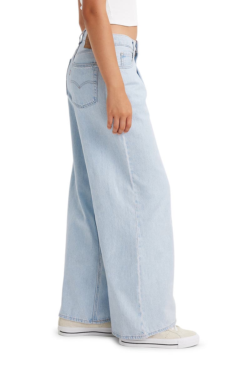 Baggy Wide Leg Dad Jeans, Alternate, color, NEVER GOING TO CHANGE