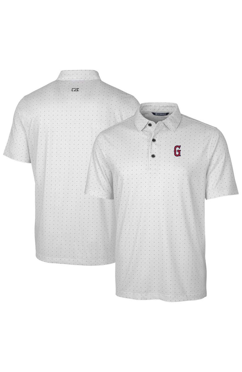Cutter & Buck Men's Cutter & Buck  Charcoal Greenville Drive Big & Tall DryTec Pike Double Dot Print Stretch Polo, Main, color, 