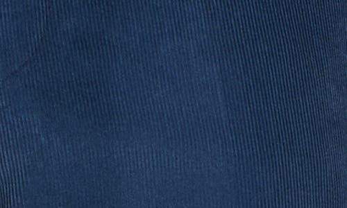 Jack Victor Sage Flat Front Stretch Corduroy Chinos In Blue