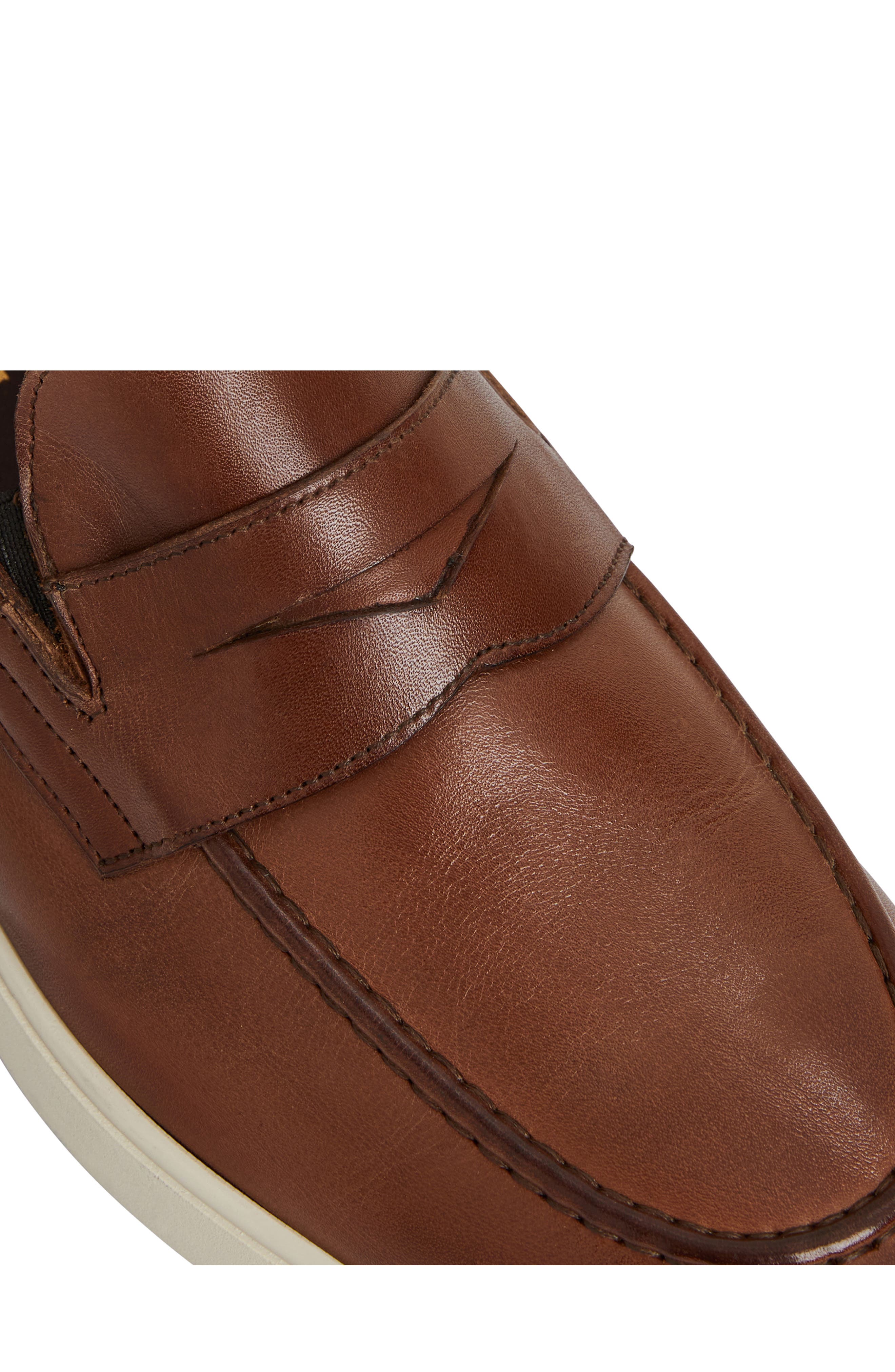 Bruno Magli Ettore Penny Loafer, Alternate, color, Cognac