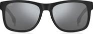 BOSS 1568 55mm Polarized Gradient Rectangular Sunglasses