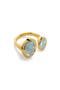 selected 18Ct Gold Vermeil / Aquamarine