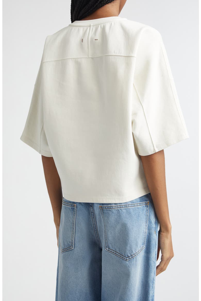 Rift Crop Jersey T-Shirt, Alternate, color, BONE