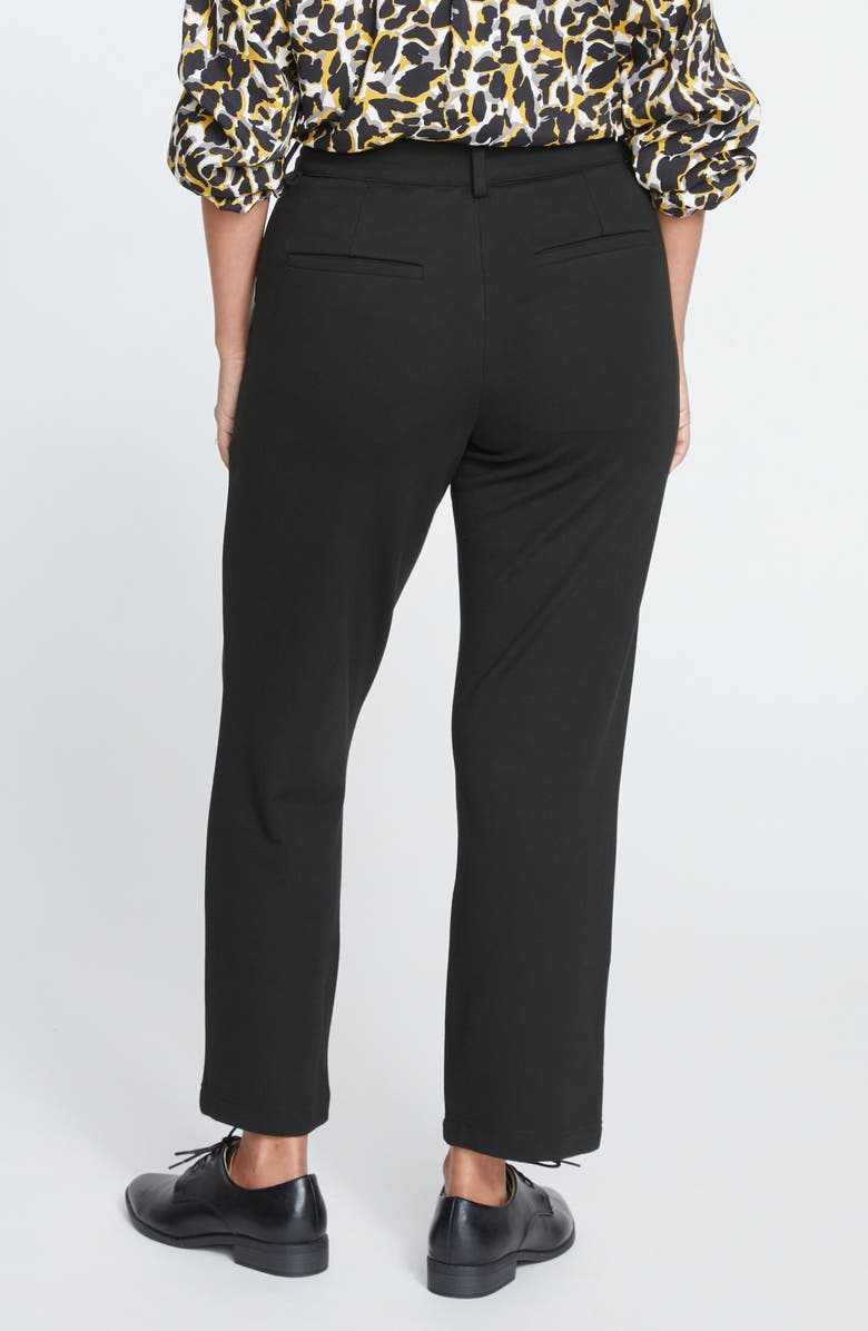 Universal Standard Ponte Cigarette Pants, Alternate, color, Black