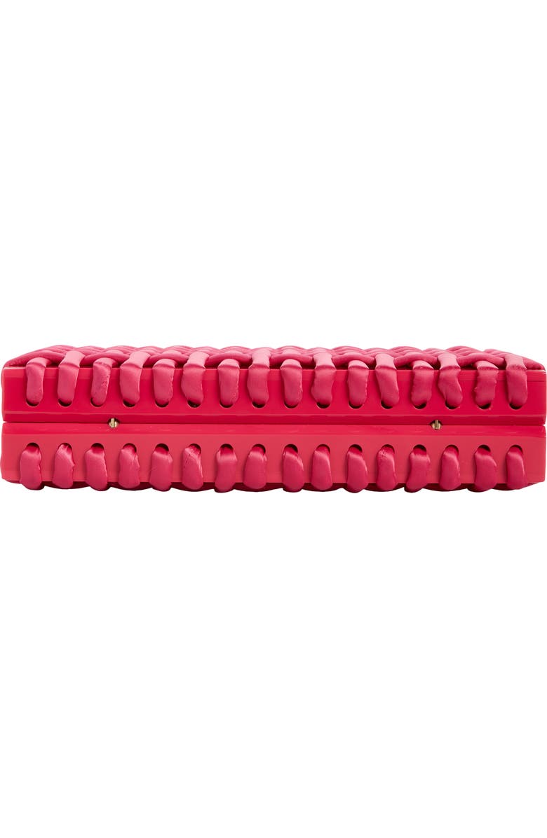 Cult Gaia Jasie Woven Box Clutch, Alternate, color,