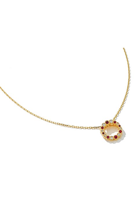 Bubbly Continuity Pendant Necklace