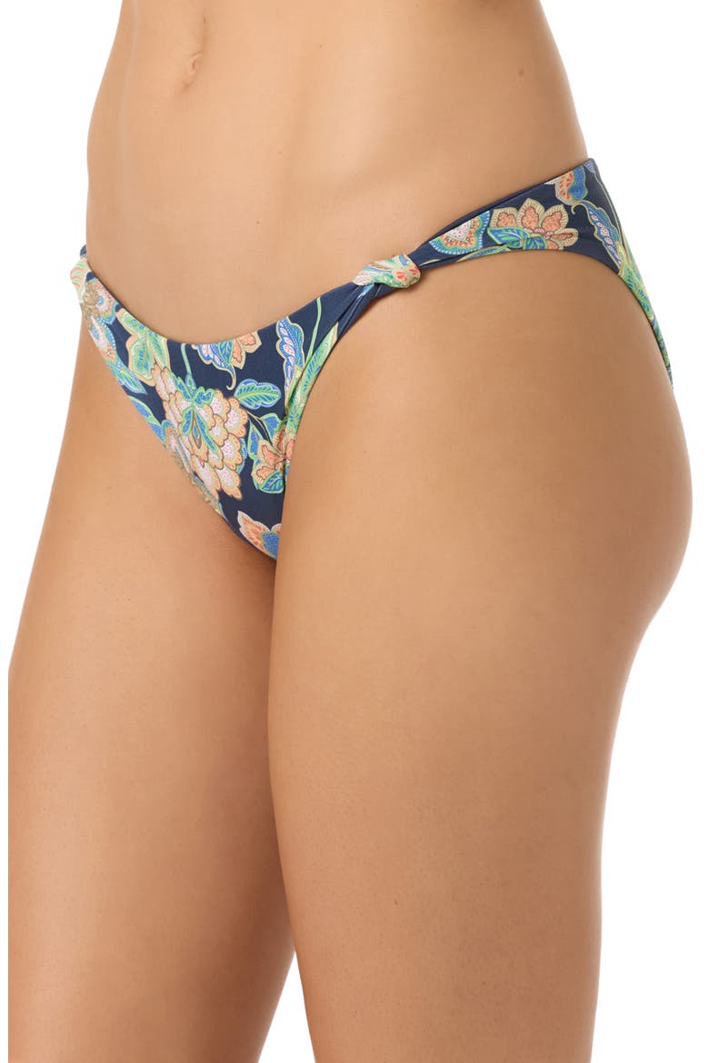 Mermaid Floral Atlantic Bikini Bottoms, Alternate, color, NAVY