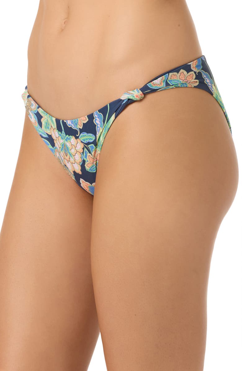 O'Neill Mermaid Floral Atlantic Bikini Bottoms, Alternate, color, Navy