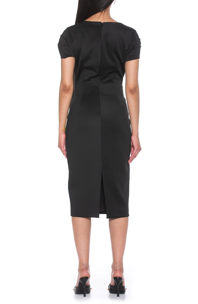 Alexia Admor Crysta Stretch Sheath Dress, Alternate, color, Black