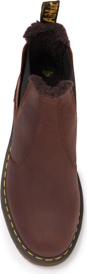 2976 Faux Shearling Chelsea Boot