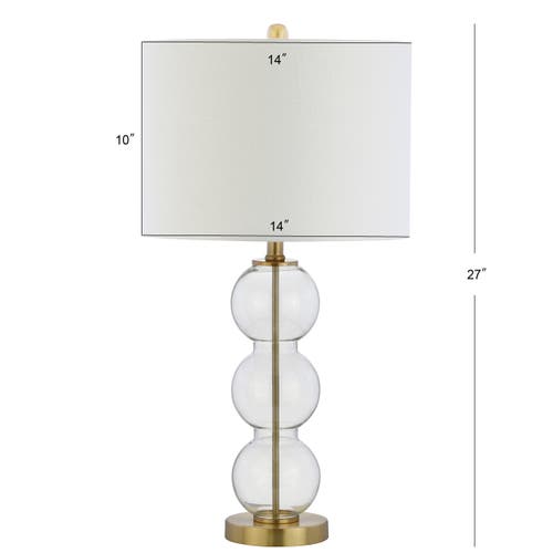 Jonathan Y Bella 27" Glass Triple-sphere Led Table Lamp