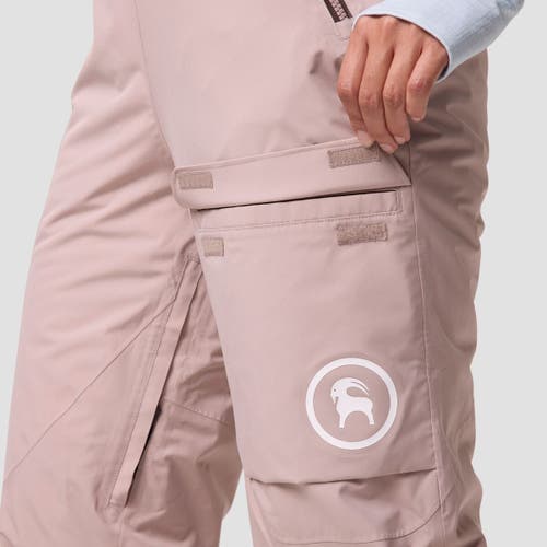 Backcountry Crestcruiser Insulated Bib In Neutral