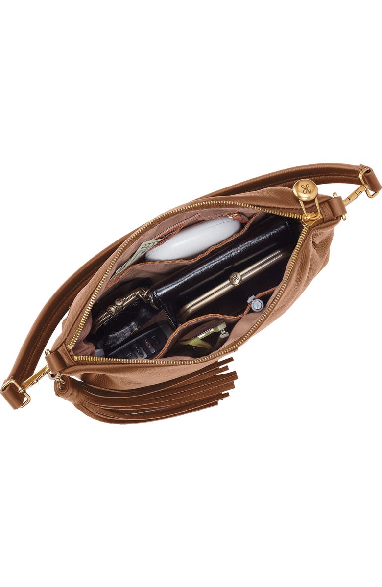 HOBO Kori Leather Crossbody Bag, Alternate, color, Timber Brown