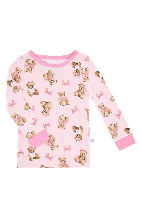 Sleep On It Fitted Two-piece Pajamas & Socks Set In Pink