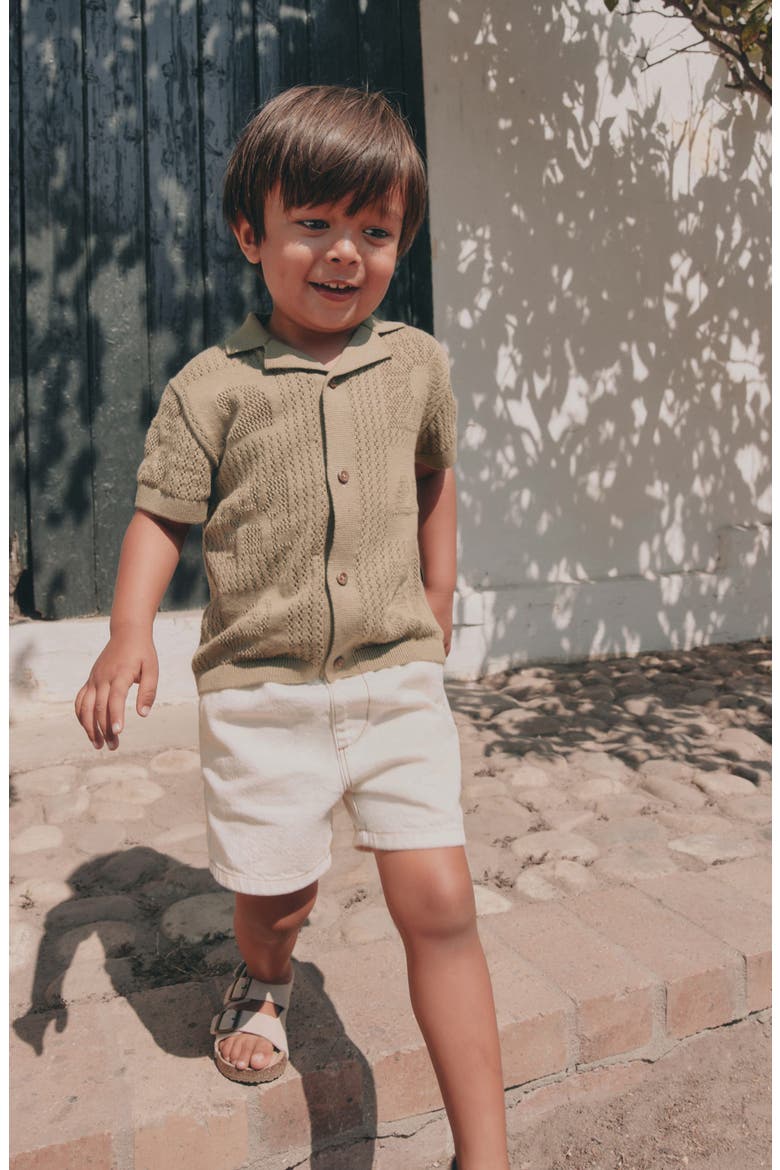 Kids' Cotton Knit Polo, Alternate, color, GREEN