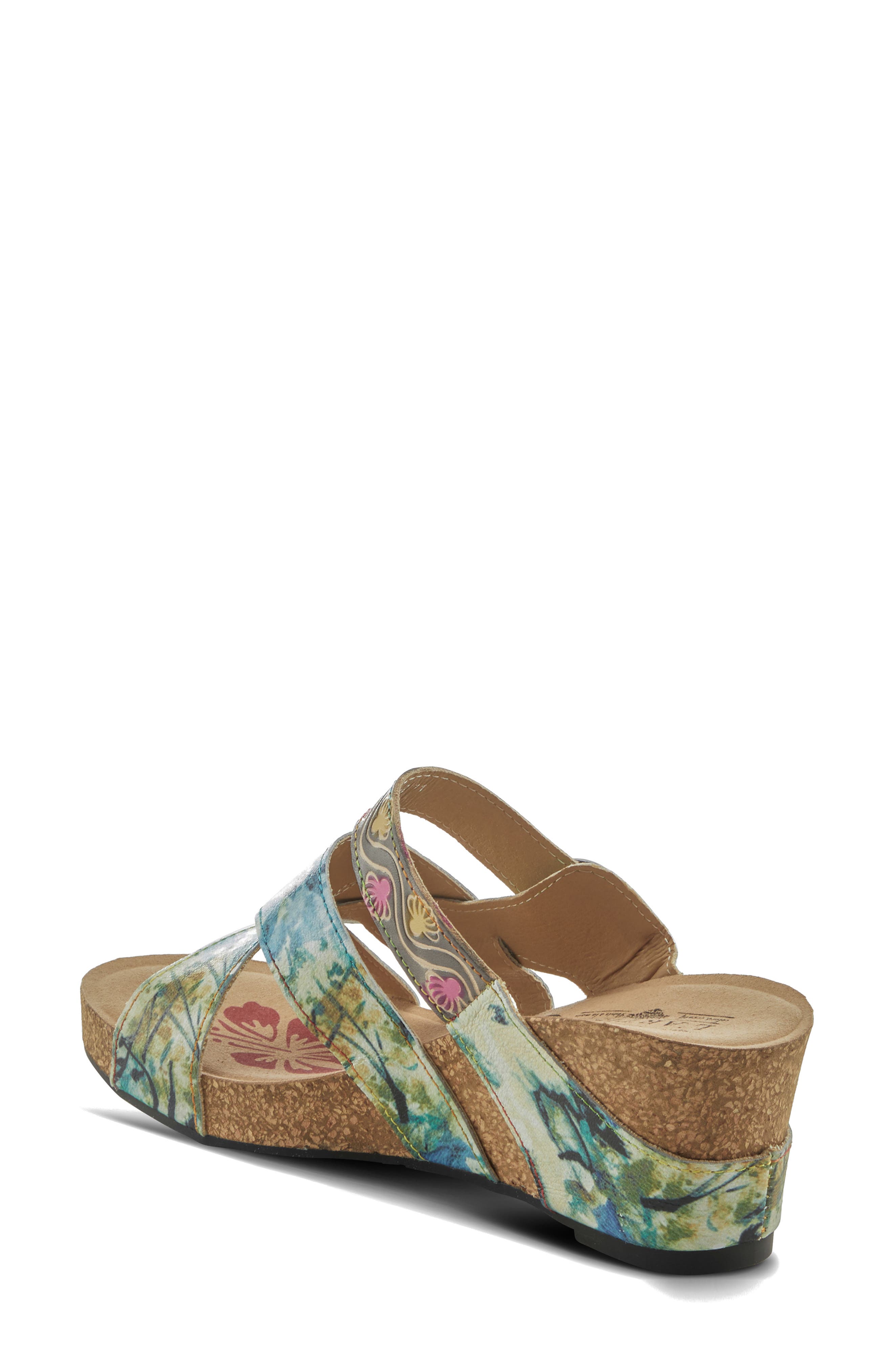 Spring Step Baocire Wedge Sandal, Alternate, color, 