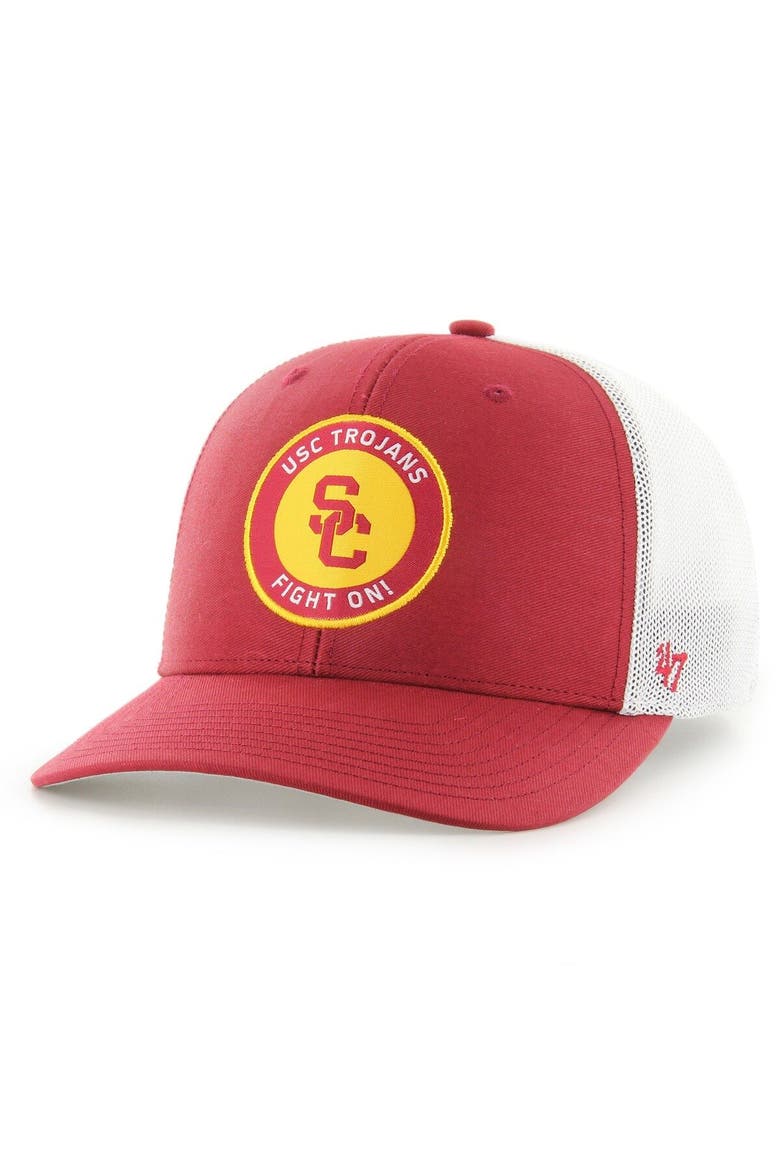 Men's '47 Cardinal USC Trojans Unveil Trophy Flex Hat, Main, color, Cardinal