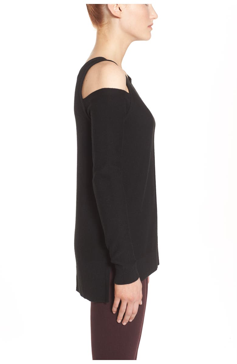 Trouvé Cold Shoulder Sweater, Alternate, color,