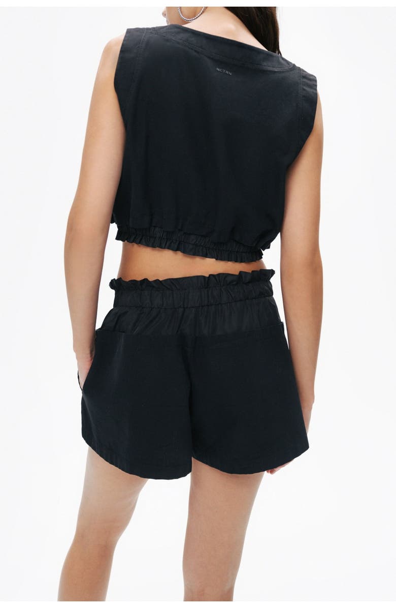 Nocturne Crop Top with Printed Detail, Alternate, color, 