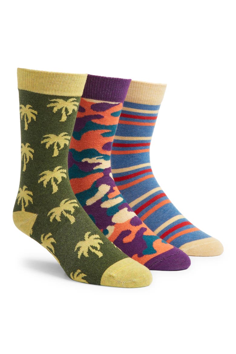Assorted 3-Pack Socks Box Set, Main, color, GRAPHIC SOCKS 3-PAIR SOCK SET