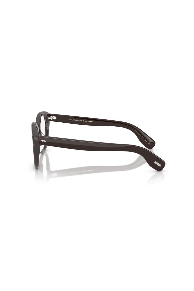 48mm Round optical glasses, Alternate, color, Brown
