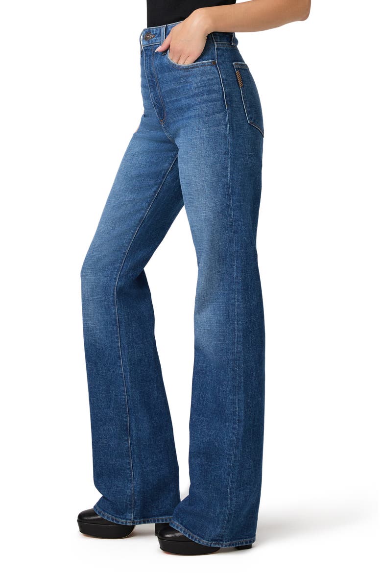 Stevie High Waist Bootcut Jeans, Alternate, color, CALAIS