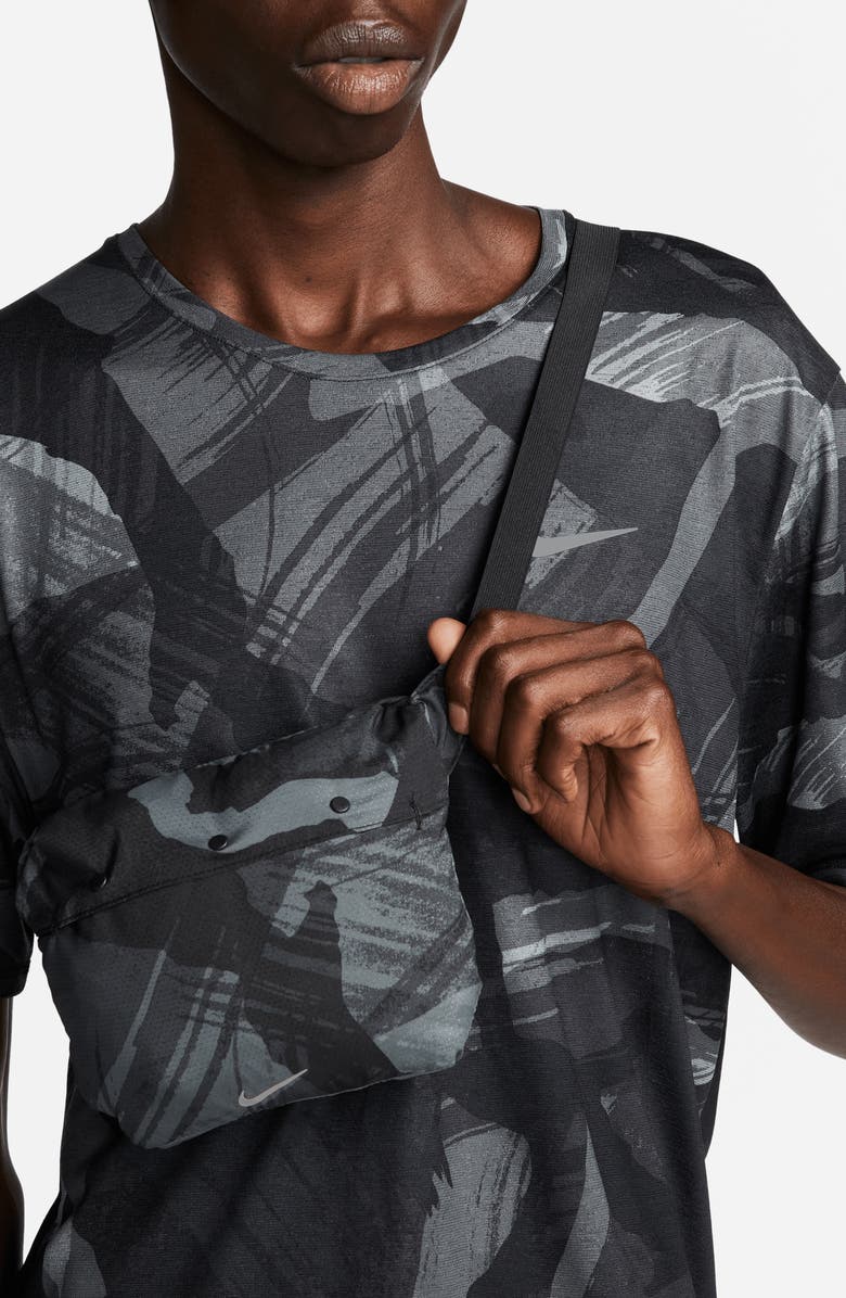 Nike Repel Camo Print Colorblock Water Repellent Zip-Up Hooded Jacket, Alternate, color,