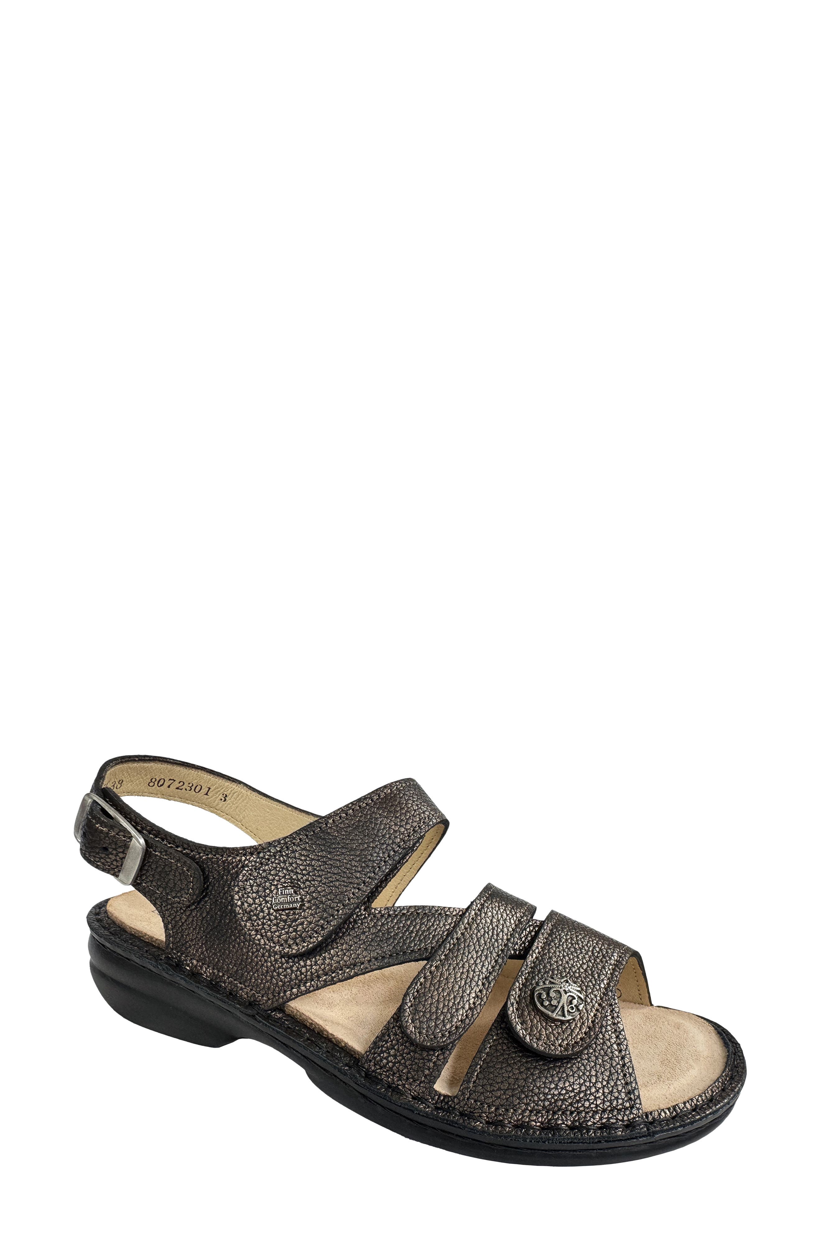 Finn Comfort Gomera Sandal, Main, color, Copper Natural