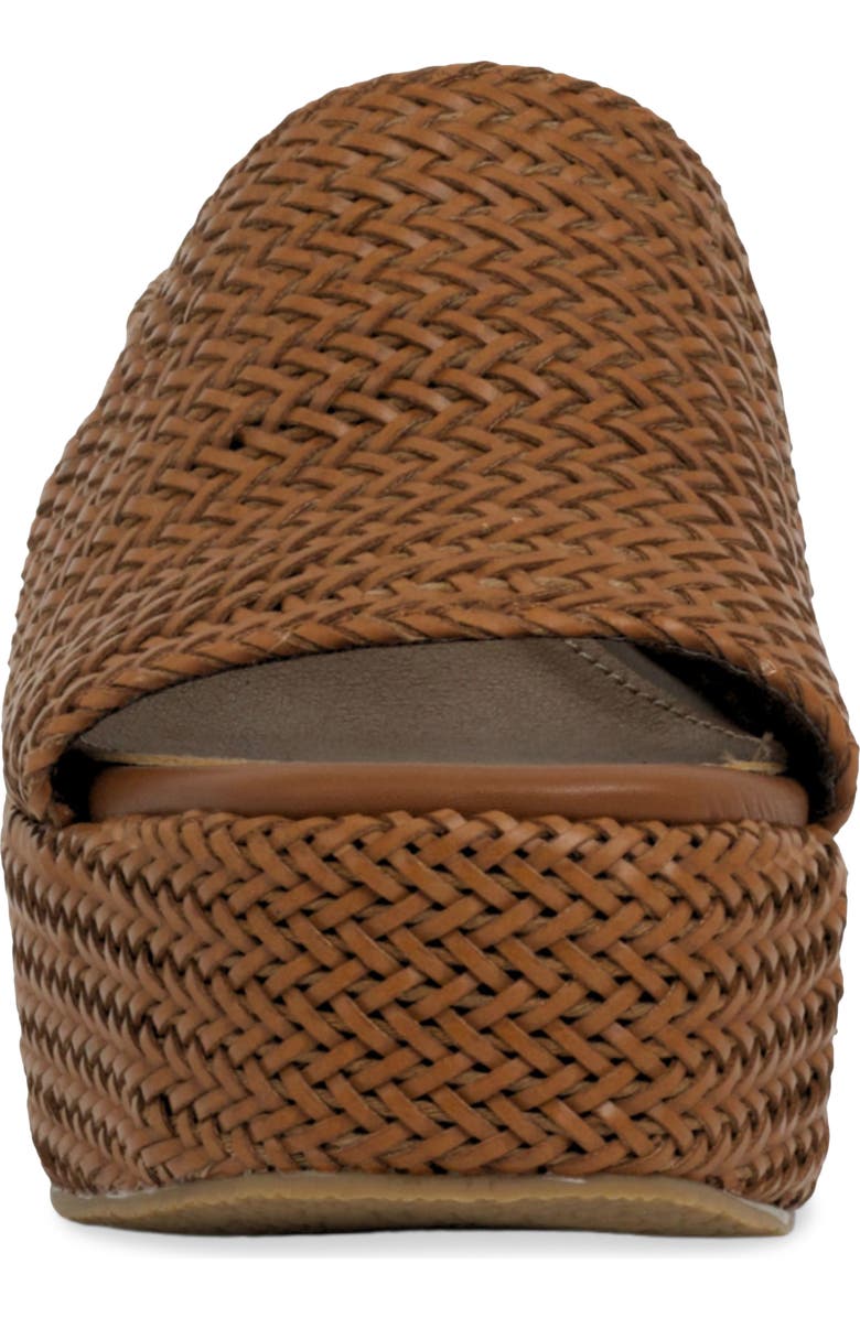 SHUSHOP Josie Platform Slide Sandal, Alternate, color, Tan