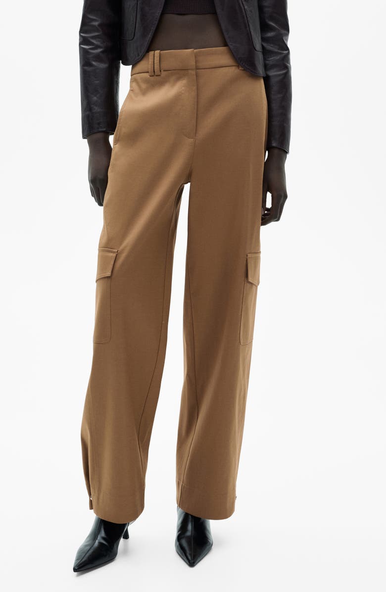 MANGO Cargo Straight Leg Pants, Main, color,