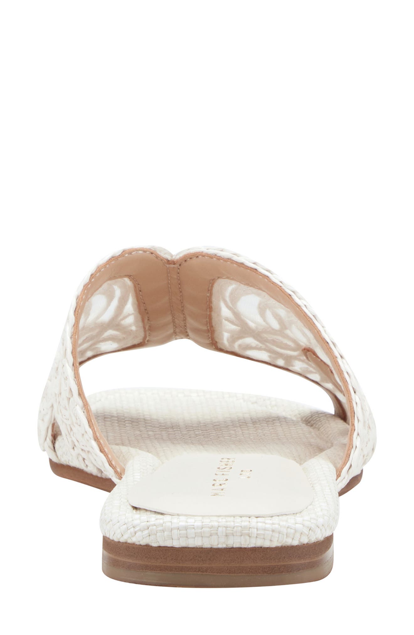 Marc Fisher Nalany Slide Sandal, Alternate, color, White