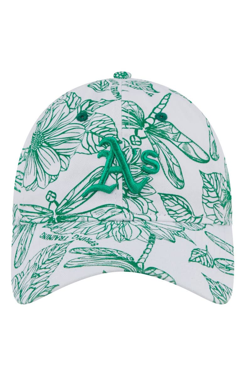 New Era Men's New Era White Athletics Spring Training 9TWENTY Adjustable Hat, Alternate, color, 