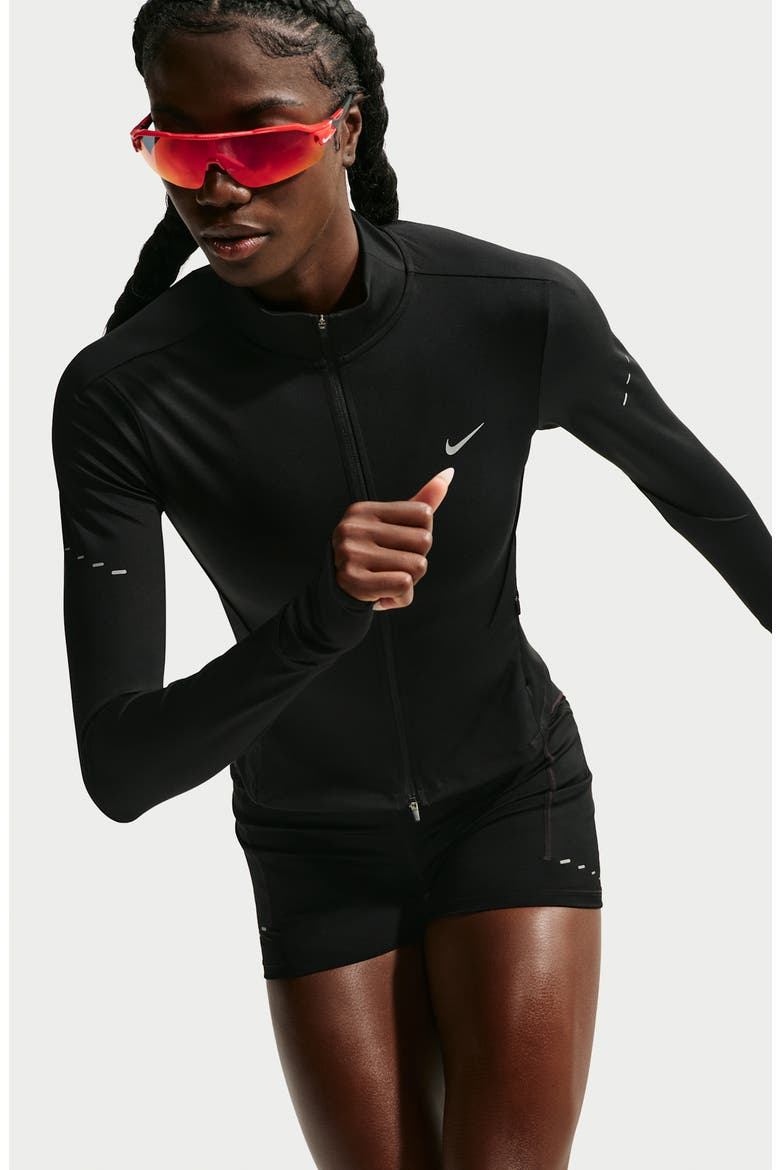 Swift Performance Running Jacket, Alternate, color, BLACK
