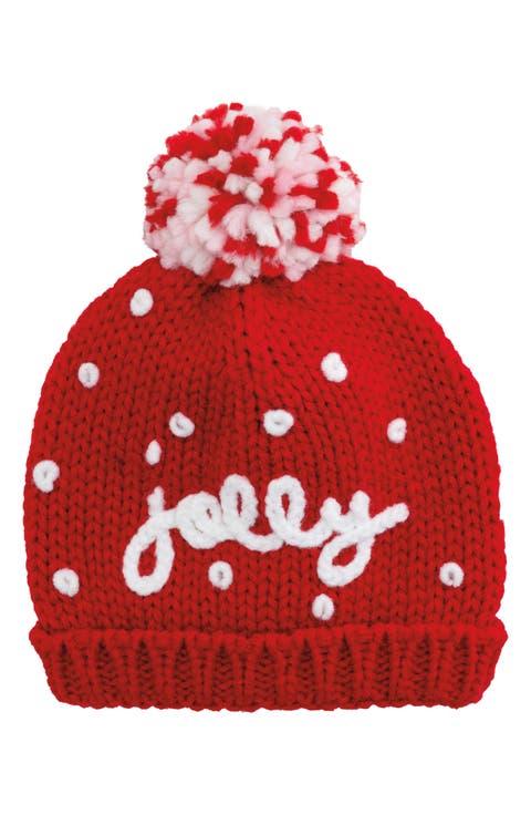 Jolly Holiday Embroidered Hat (Baby)
